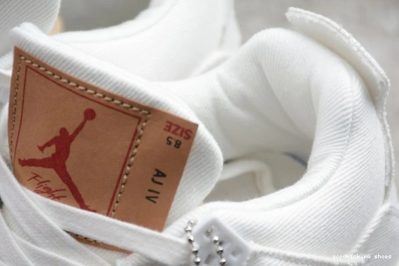 (Levi's 100 AO2571 Levi's 100 Jordan AO2571 4 Retro White Air Tag) 0328